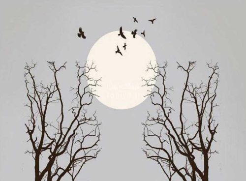 پوستر دیواری طرح ماه RT-205 4 پوستر دیواری طرح ماه RT-205