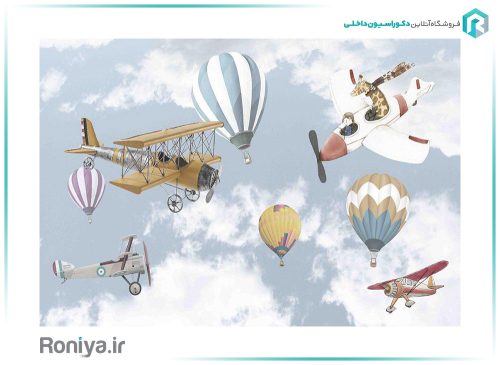 پوستر دیواری طرح هواپیما CN-0154 2 پوستر دیواری طرح هواپیما CN-0154