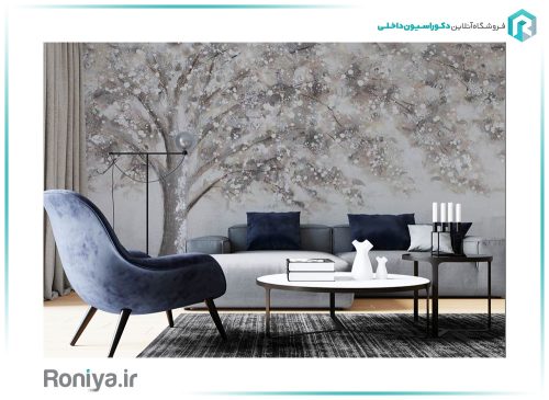 پوستر دیواری طوسی مدرن 3DF-427 2 پوستر دیواری طوسی مدرن 3DF-427