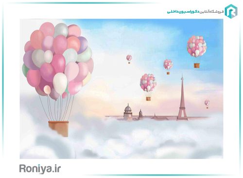 پوستر دیواری کودک طرح بالن بادکنک کد CN-102