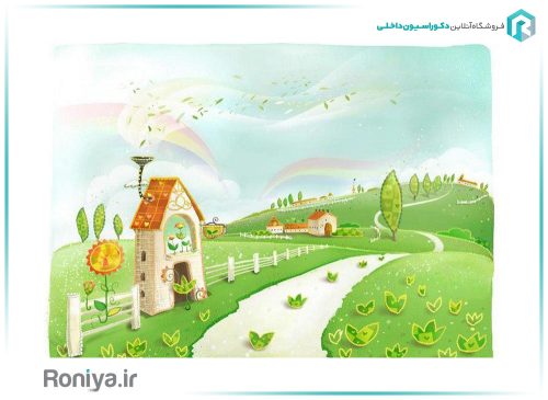 پوستر سه بعدی اتاق خواب کودک CN-0128 3 پوستر سه بعدی اتاق خواب کودک CN-0128