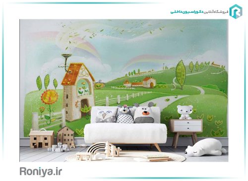 پوستر سه بعدی اتاق خواب کودک CN-0128 2 پوستر سه بعدی اتاق خواب کودک CN-0128