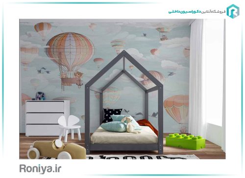 پوستر سه بعدی اتاق کودک طرح بالن CN-0132