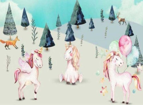 پوستر سه بعدی اسب شاخ دار CN-0162 5 پوستر سه بعدی اسب شاخ دار CN-0162