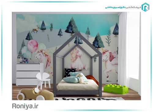 پوستر سه بعدی اسب شاخ دار CN-0162 3 پوستر سه بعدی اسب شاخ دار CN-0162