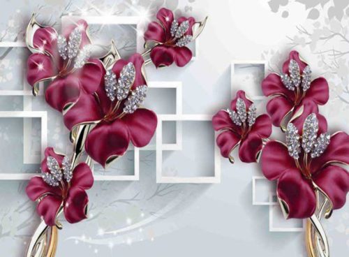 پوستر سه بعدی سرخابی 3DF-340