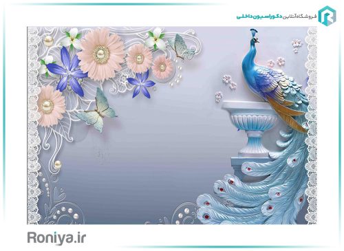 پوستر سه بعدی طاووس AN-049 4 پوستر سه بعدی طاووس