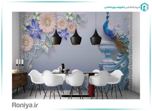 پوستر سه بعدی طاووس AN-049 3 پوستر سه بعدی طاووس