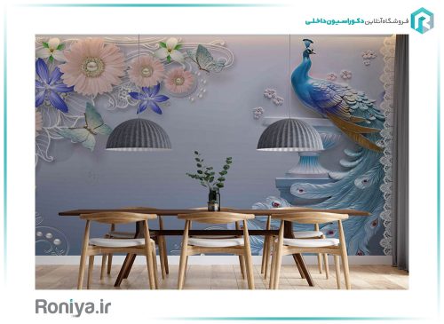 پوستر سه بعدی طاووس AN-049 2 پوستر سه بعدی طاووس