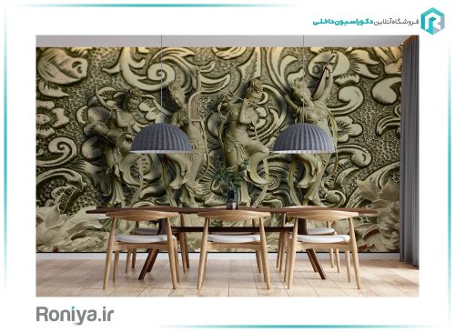 پوستر سه بعدی طرح مجسمه 3DF-384 2 پوستر سه بعدی طرح مجسمه 3DF-384