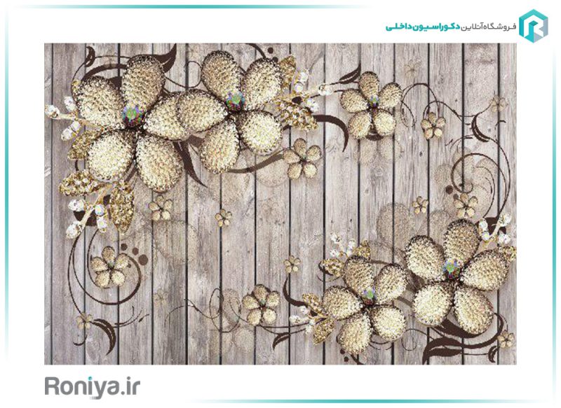 پوستر سه بعدی طرح چوب 3DF-336