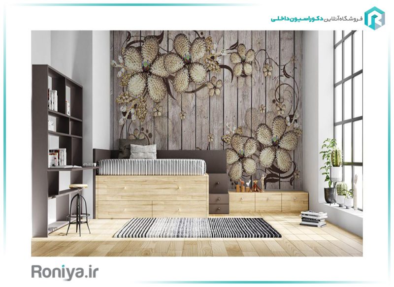 پوستر سه بعدی طرح چوب 3DF-336