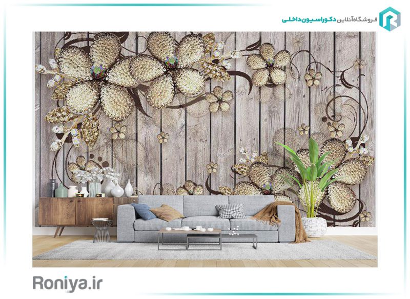 پوستر سه بعدی طرح چوب 3DF-336