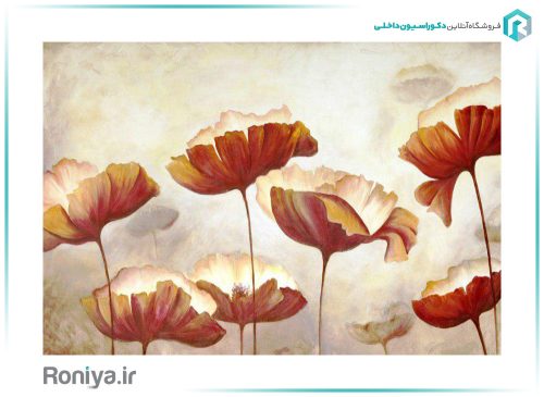 پوستر سه بعدی گلهای رز زرشکی 3DF-345 2 پوستر سه بعدی گلهای رز زرشکی 3DF-345