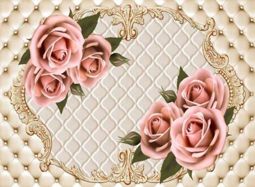 پوستر طرح لمسه و گل 3DF-381 3 پوستر طرح لمسه و گل 3DF-381