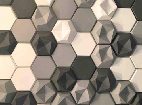 پوستر مدرن شش ضلعی LX-87 4 پوستر مدرن شش ضلعی LX-87