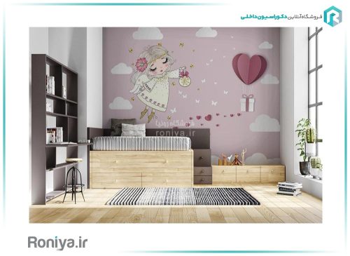 پوستر اتاق کودک صورتی 2 پوستر اتاق کودک صورتی