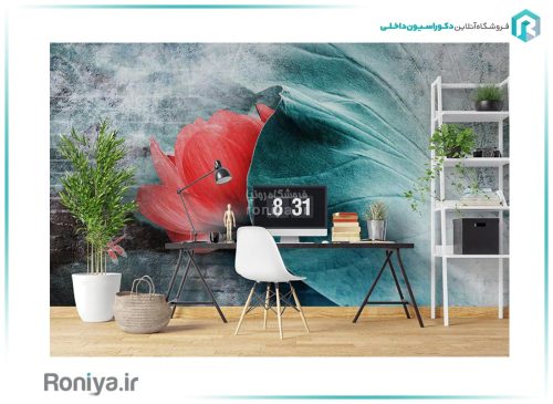 پوستر دیواری آبی فیروزه ای کد AB-64 5 پوستر دیواری آبی فیروزه ای کد AB-64