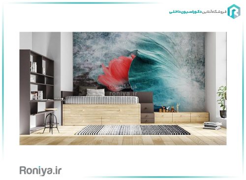 پوستر دیواری آبی فیروزه ای کد AB-64 3 پوستر دیواری آبی فیروزه ای کد AB-64