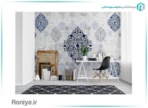 پوستر دیواری کلاسیک پذیرایی LX-77 2 پوستر دیواری برای اتاق