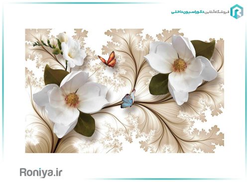 پوستر دیواری گل برجسته 3DF-249