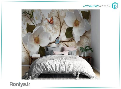 پوستر دیواری گل برجسته 3DF-249