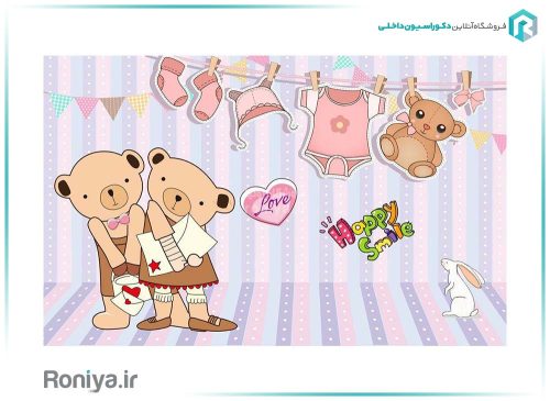 پوستر سه بعدی اتاق خواب بچه CN-0100 2 پوستر سه بعدی اتاق خواب بچه CN-0100