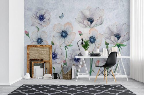 پوستر سه بعدی اتاق خواب 3DF-250 3 پوستر دیواری طرح گل