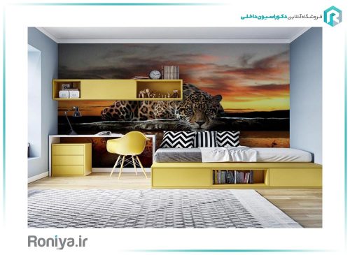 پوستر سه بعدی پلنگ 3DF-338 5 پوستر سه بعدی پلنگ 3DF-338