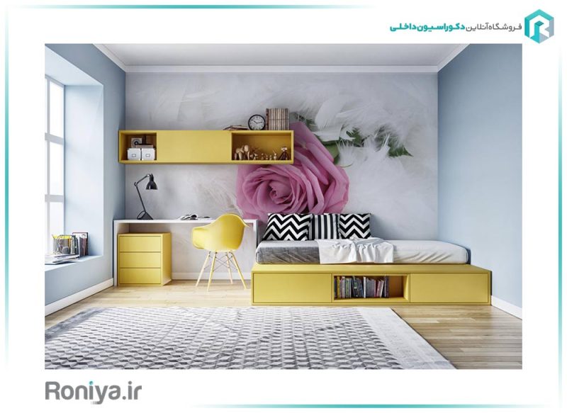 پوستر سه بعدی رز یاسی 3DF-330