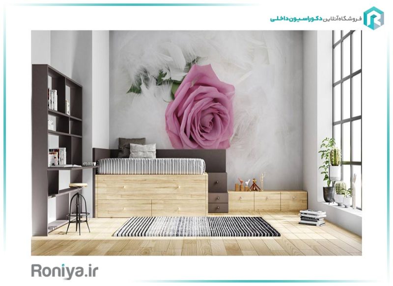 پوستر سه بعدی رز یاسی 3DF-330