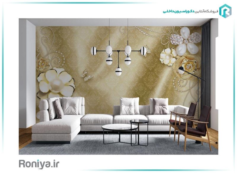 پوستر سه بعدی طلائی 3DF-299 3 پوستر سه بعدی طلائی 3DF-299