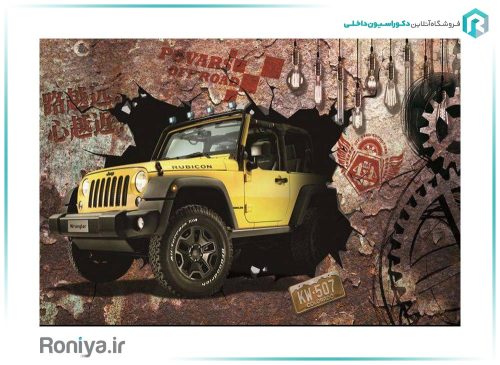 پوستر سه بعدی ماشین 3DF-309 4 پوستر سه بعدی ماشین 3DF-309