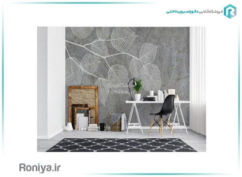 پوستر سه بعدی مدرن طوسی 3DF-273 3 پوستر سه بعدی مدرن طوسی