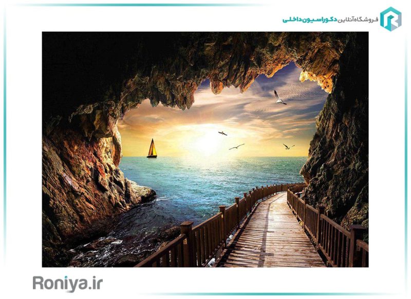 پوستر سه بعدی منظره دریا NT-188 2 پوستر سه بعدی منظره دریا NT-188