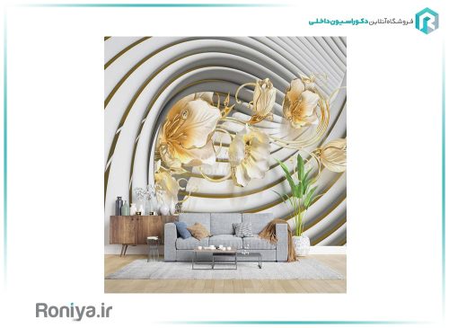 پوستر سه بعدی گل 3DF-275 4 پوستر سه بعدی گل