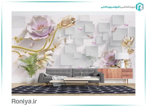پوستر سه بعدی گل 3DF-306 5 پوستر سه بعدی گل 3DF-306