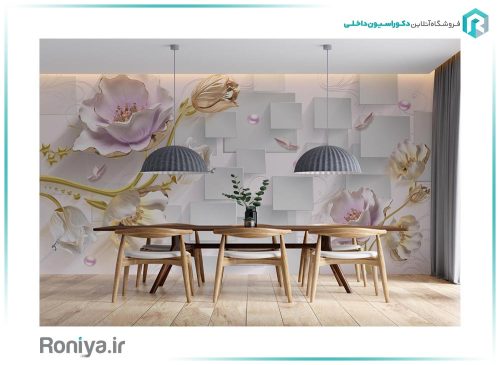 پوستر سه بعدی گل 3DF-306 4 پوستر سه بعدی گل 3DF-306