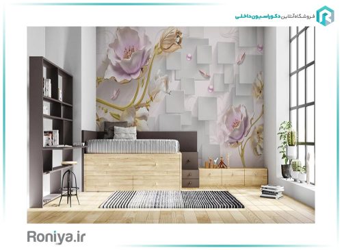 پوستر سه بعدی گل 3DF-306 3 پوستر سه بعدی گل 3DF-306