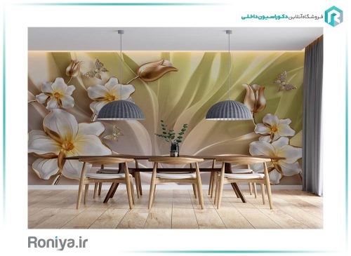 پوستر گل برجسته 3DF-315 3 پوستر گل برجسته 3DF-315