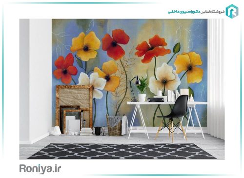 پوستر گل های رنگی 3DF-311 2 پوستر گل های رنگی 3DF-311