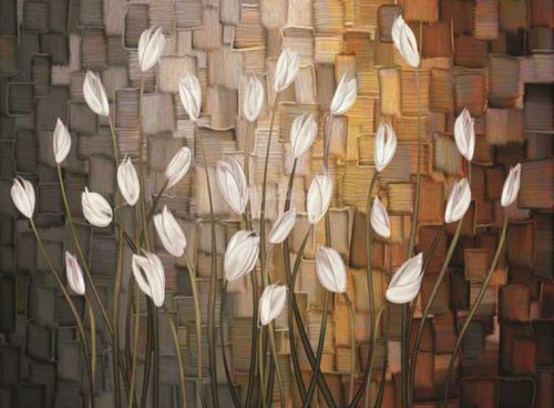 پوستر دیواری سه بعدی طرح غنچه گل صورتی و دیوار کد 3DF 247 2 پوستر دیواری سه بعدی طرح غنچه گل صورتی و دیوار کد 3DF 247