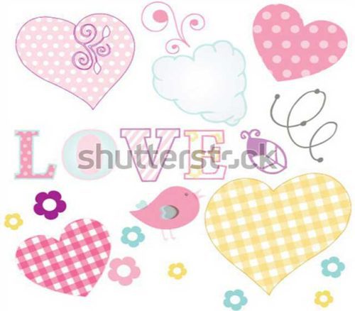 پوستر دیواری کودک طرح قلب های رنگی کد CN-093 2 پوستر دیواری کودک طرح قلب های رنگی کد CN-093