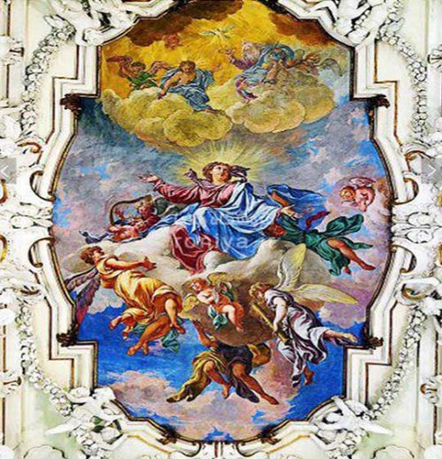 پوستر سقفی باستانی اروپاییCode-LS-131 2 پوستر سقفی باستانی اروپاییCode-LS-131