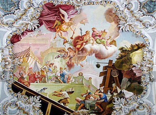 پوستر سقفی سه بعدی طرح رومیCode-LS-132 2 پوستر سقفی سه بعدی طرح رومیCode-LS-132