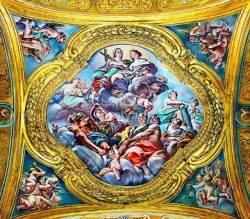 پوستر سقفی قاب دار طرح قدیسCode-LS-134 2 پوستر سقفی قاب دار طرح قدیسCode-LS-134