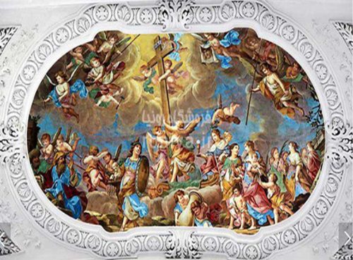 پوستر سقفی نقاشی مسیحCode-LS-136 2 پوستر سقفی نقاشی مسیحCode-LS-136