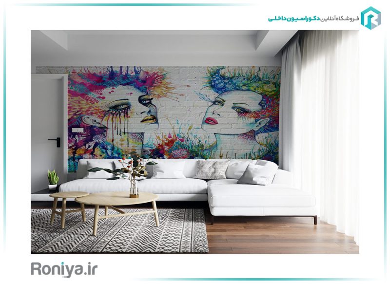 پوستر سه بعدی مدرن برای آرایشگاه FS-137