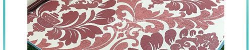 کاغذ دیواری داماسک برجسته ایتالیایی کد 72917