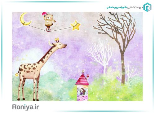 کاغذ دیواری سه بعدی اتاق کودک دختر CN-0138 3 کاغذ دیواری سه بعدی اتاق کودک دختر CN-0138